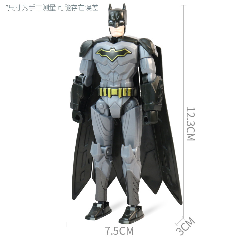 DC英雄模代玩具动漫可动人偶手动拼装玩偶模型套装希斯莱杰黑暗骑士高清大图