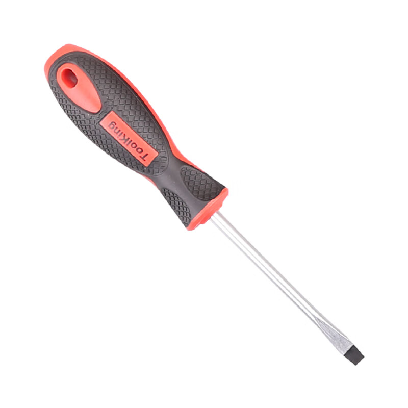 安拓(ToolKing)防滑柄一字螺丝批螺丝刀6*38mm 242309高清大图