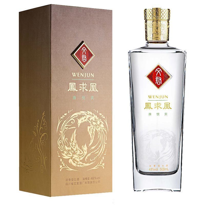 剑南春文君 凤求凰 48度 浓香型白酒 500ml 剑南春集团