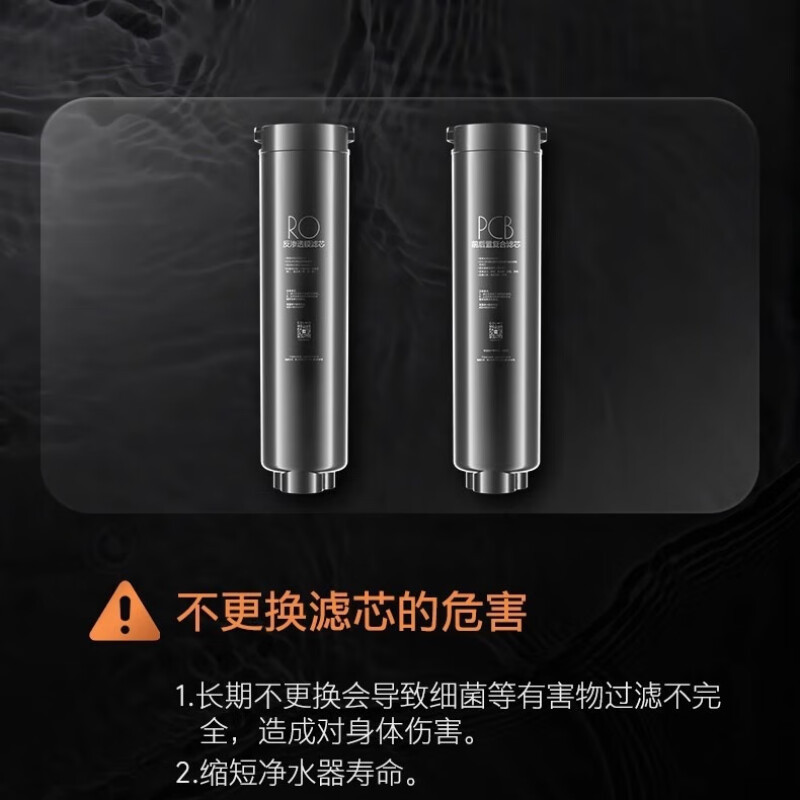 美的COLMO净水器CWRC600-A126橱下式净水机 PCB滤芯