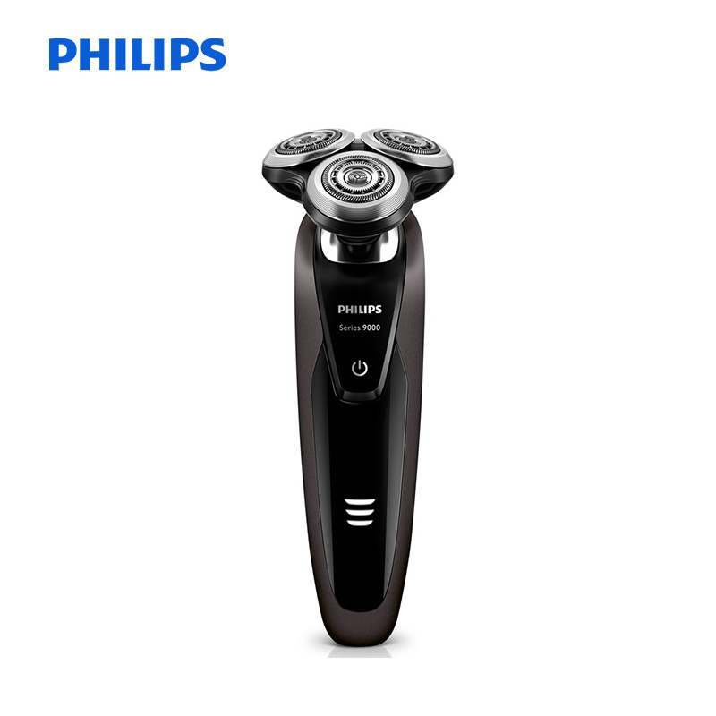 飞利浦(PHILIPS) 电动剃须刀 S9031/12 干湿两用 三刀头全身水洗 充电旋转式升级双层刀片刮胡刀