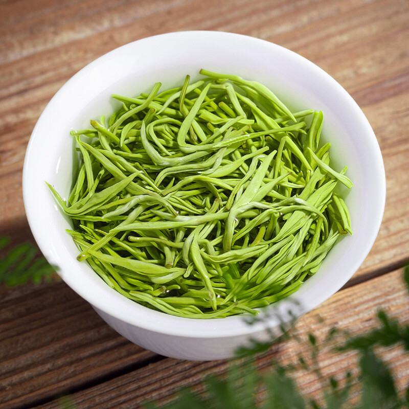 痴福正宗毛尖茶叶河南原产绿茶新茶浓香春茶嫩芽散装1罐250克