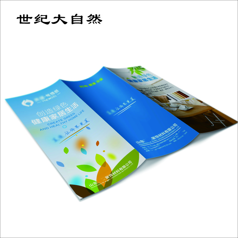 世纪大自然 宣传折页 A4 张高清大图