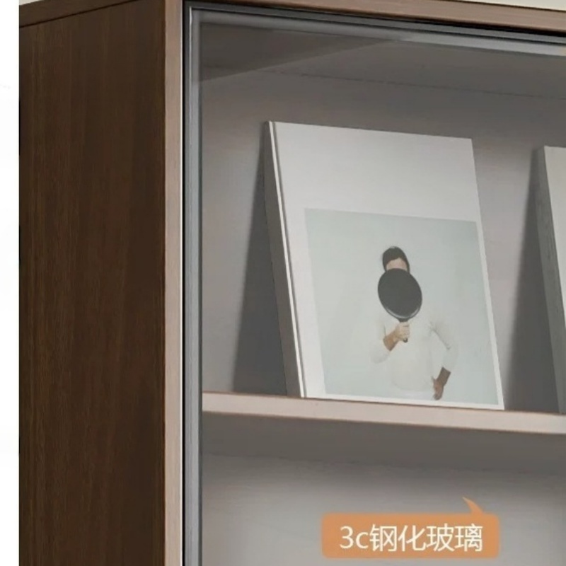 铭思达书柜三门台高清大图