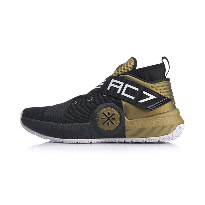 李宁（LI-NING）男士韦德之道全城7赞助版魔术贴防滑耐磨篮球鞋ABAP105