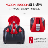 海尔(Haier)卧式吸尘器家用小型大吸力手持式强力大功率地毯宠物吸尘机HZW1413R PLUS