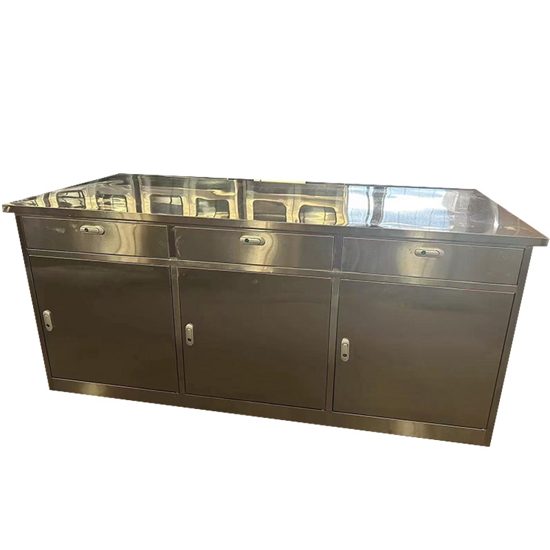 欧家隆 定制不锈钢安检处置台 200*60*85cm 台高清大图