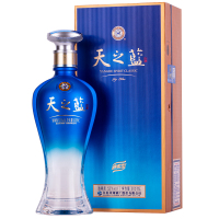 洋河天之蓝52度500mL 蓝色经典 洋河官方旗舰店 绵柔型白酒