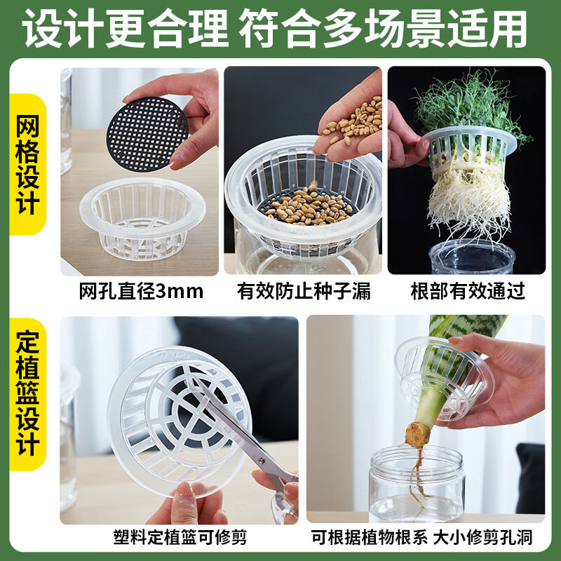 水培植物蔬菜器皿定植篮高清大图