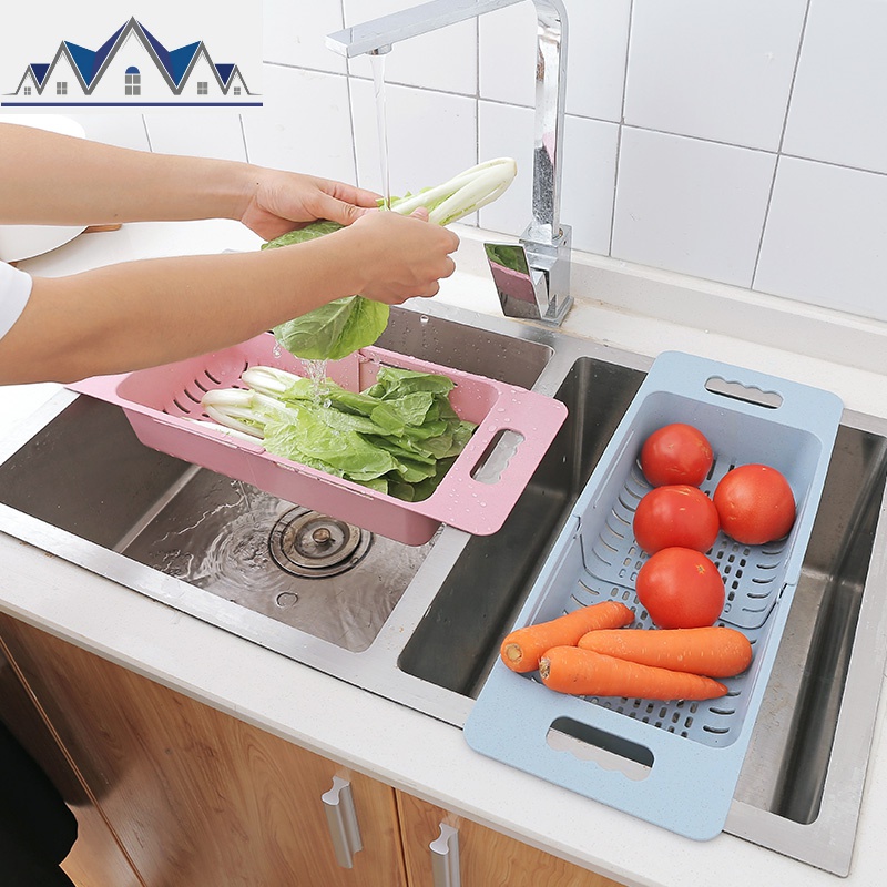 可伸缩水沥水架厨房用品塑料置物架家用放蔬菜碗碟收纳架_5_993高清大图