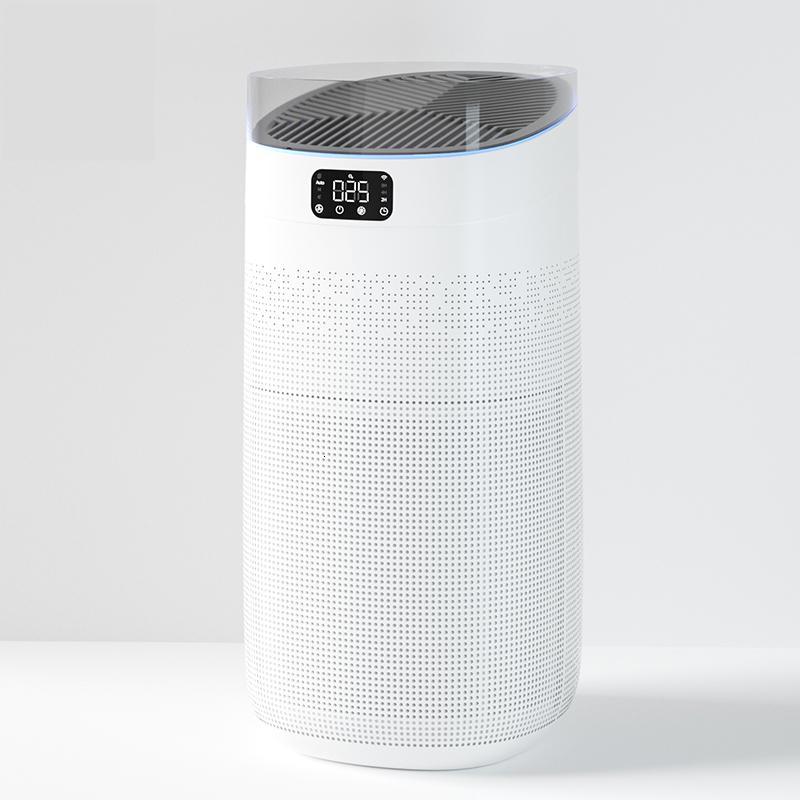 家用空气净化器 卧室纳丽雅(Naliya)霾pm2.5客厅空气 机 白色