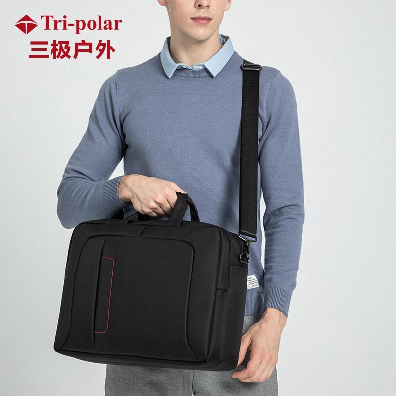 三极户外(Tri-Polar)TP205540*29*11.5cm男士尼龙电脑包高清大图
