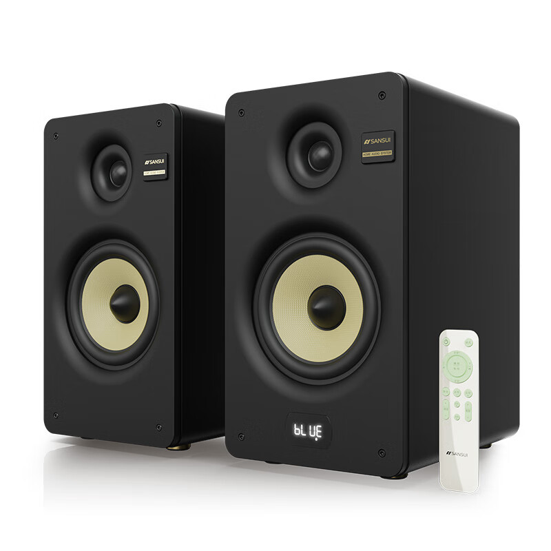 山水(SANSUI) S860家用环绕K歌影院音响 S860黑色哑光烤漆6.5吋发烧式对箱 大功率K歌音响套装