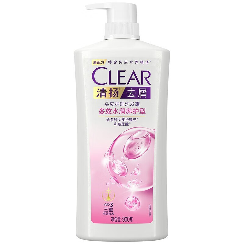 清扬(CLEAR) 多效水润型 @900g 洗发水 (计价单位:瓶)