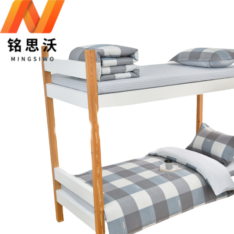 铭思沃六件套1.2*2.0m床 灰格 套高清大图