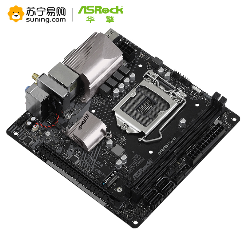 华擎(ASRock)B460M-ITX/ac主板 支持CPU 10400/10500/10400F/10700( Intel B460/LGA 1200)