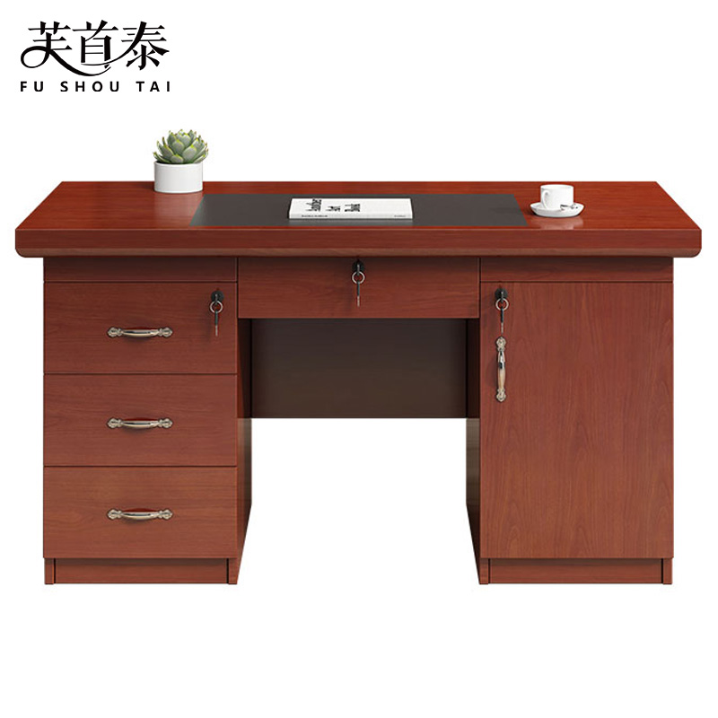 芙首泰办公电脑桌160*80*76cm张高清大图