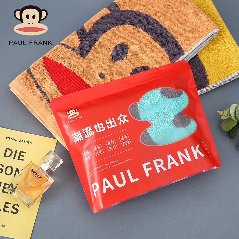大嘴猴/Paul Frank 大嘴猴儿童毛巾全棉毛巾浴巾纯棉洗脸家用女婴儿宝宝专用不掉毛