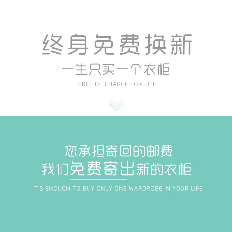 儿童收纳柜子宝宝衣服多功能衣橱塑料置物柜自由组合简易整理衣柜收纳柜 三维工匠高清大图