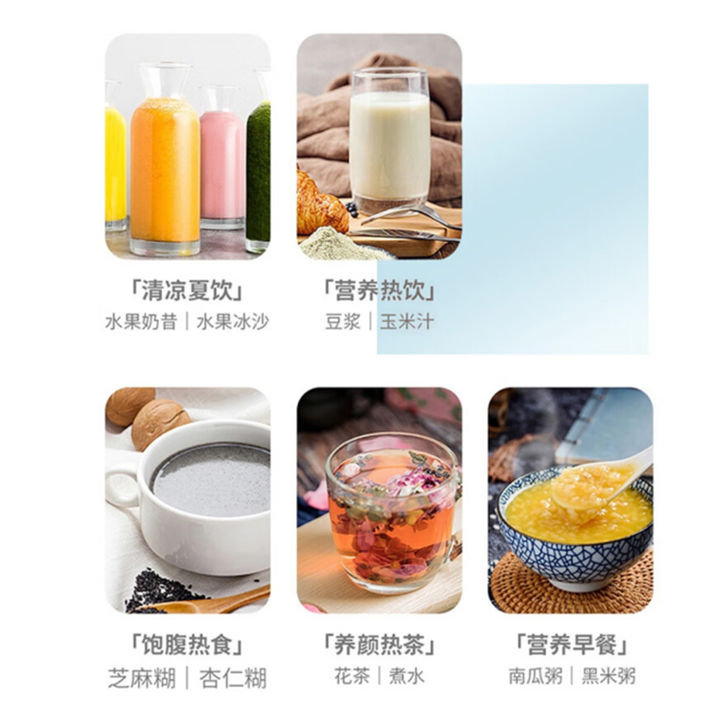 西屋(WESTINGHOUSE)破壁机WFB-MN01E蓝色豆浆机搅拌机高清大图