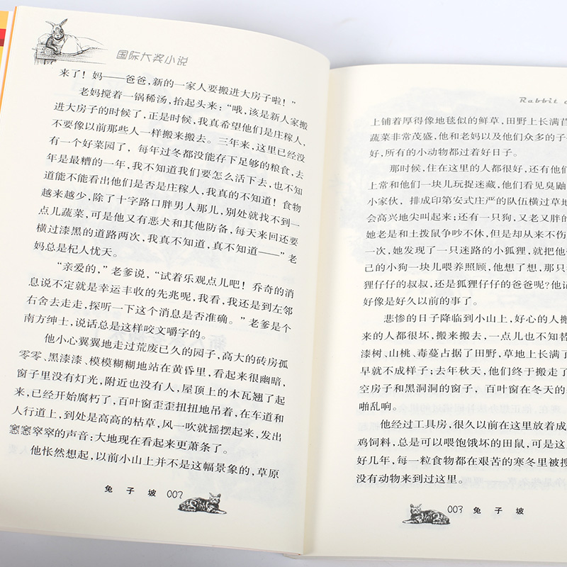 [醉染正版]正版兔子坡 国际大奖小说升级版 纽伯瑞儿童文学奖金奖 新蕾出版社不带拼音 阅读书儿童文学少儿读物高清大图