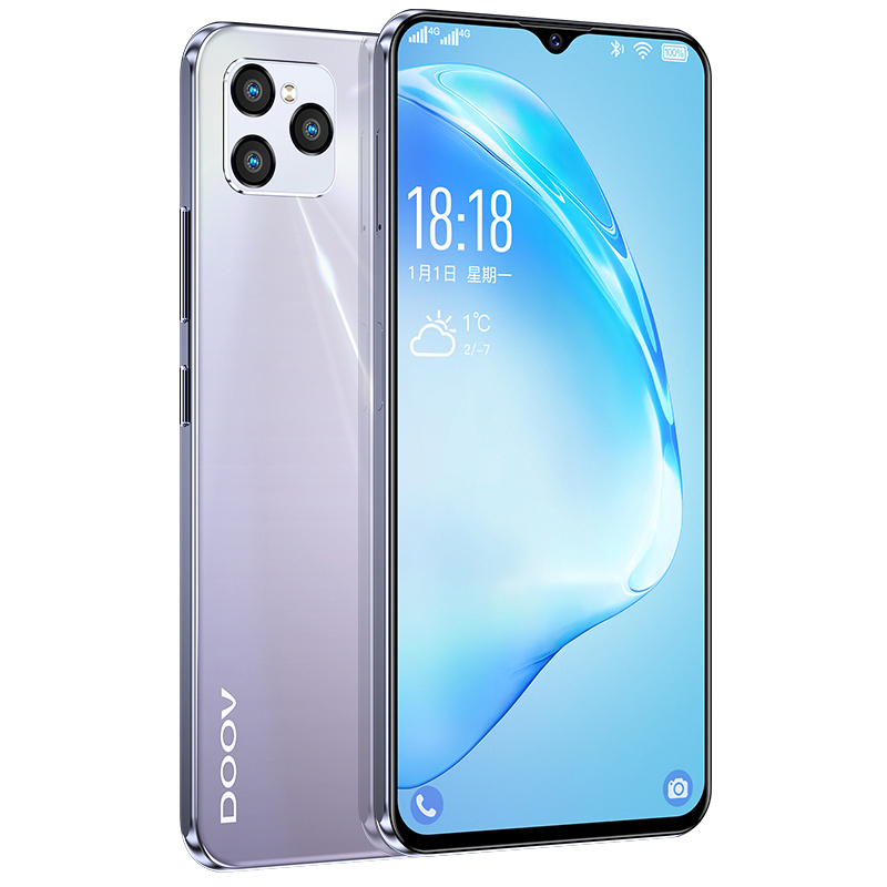 朵唯 M12 Pro 智能手机 8+128G 极光幻彩玻璃6.2英寸水滴全面屏4G全网通游戏超薄老人学生双卡双待