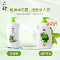 六神 清凉爽肤 沐浴露1L(男士女士沐浴液沐浴乳 清爽保湿 绿茶甘草双重植物精华多效护肤)