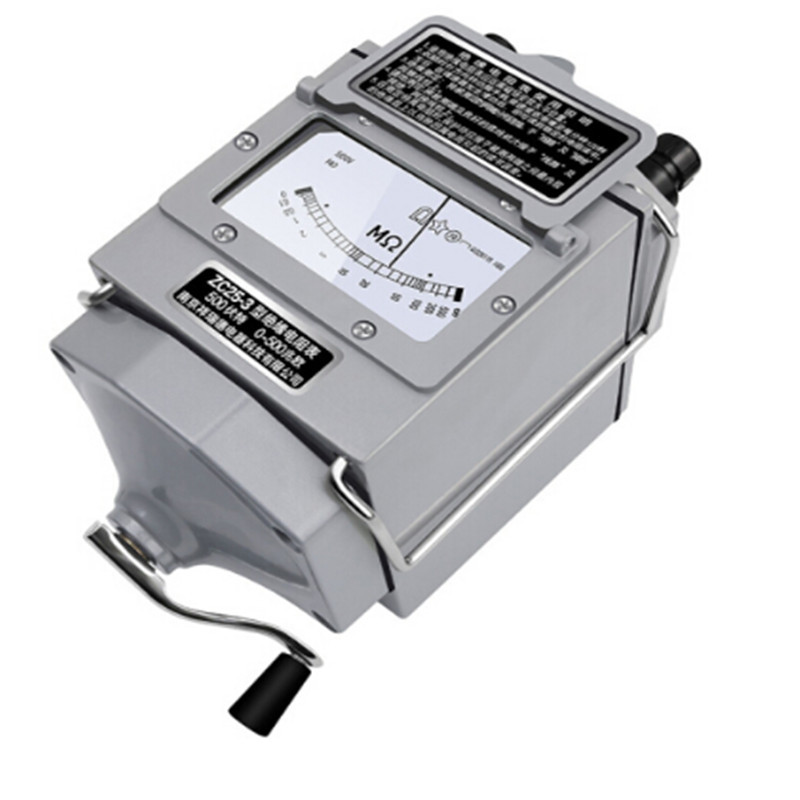 zdetj系列祥瑞德兆欧表摇表zc25b4铝壳1000v1绝缘电阻测试仪台