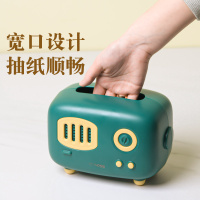 禧天龙纸巾盒轻奢抽纸盒客厅茶几家用卫生间可爱弹簧防水置物架抽纸盒 随机色