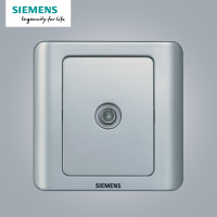 西门子(SIEMENS)开关插座 远景彩银系列宽频电视插座5TG01151CC122