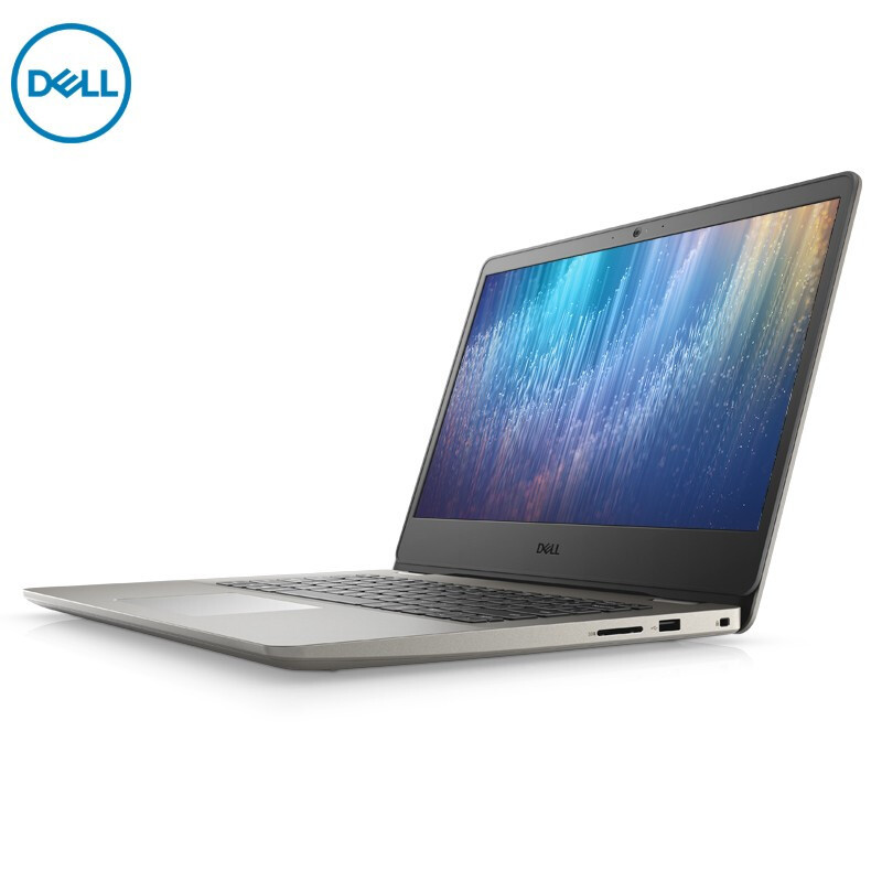 戴尔(Dell)成就3405 14英寸 轻薄便携 学生 家用 网课 娱乐 商务办公 高清屏 手提笔记本电脑(AMD双核处理器 8GB 256GB+1TB 定制 集显)