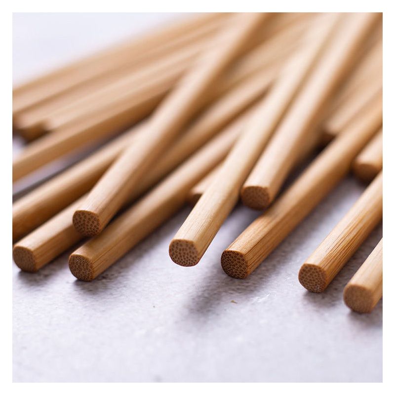 竹筷子家用饭店餐厅专用筷子酒店消毒筷无漆无蜡带节无节筷子套装