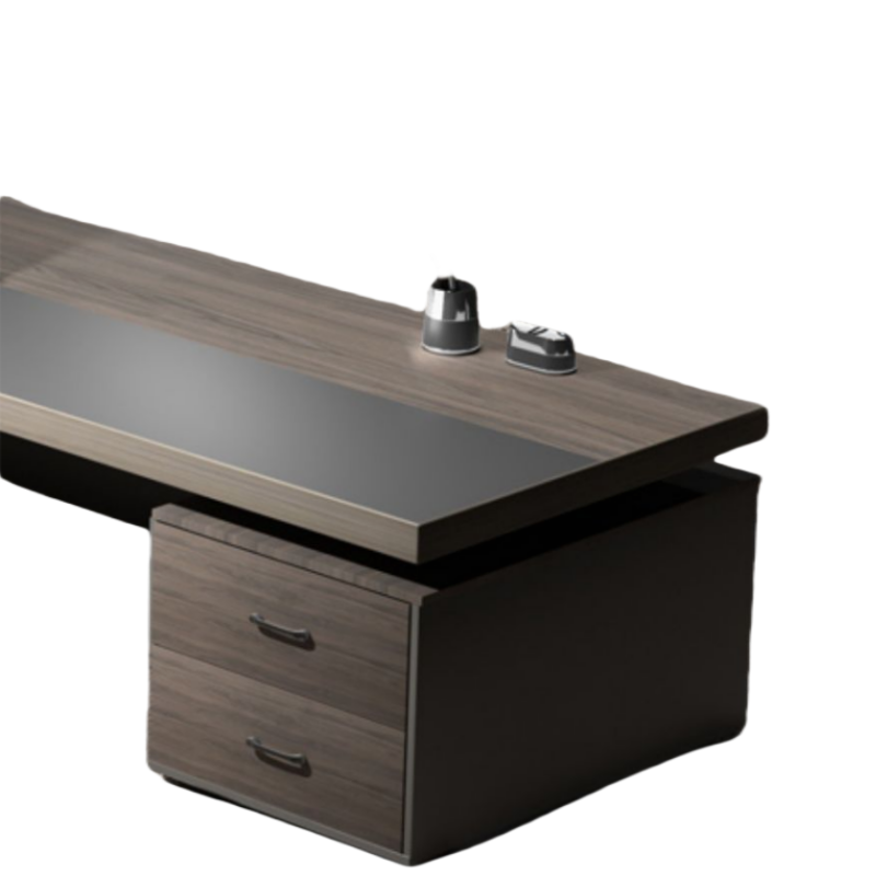 鑫龙都木制办公桌2.4米张高清大图