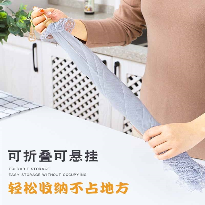 饭菜罩子盖菜罩可折叠餐桌罩食物时光旧巷防苍蝇饭罩家用防尘罩伞夏季装饰摆件