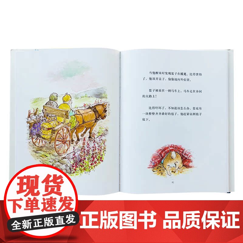 比得兔彼得兔的新故事硬壳精装图画书蒲蒲兰绘本适合4岁以上亲子课外阅读书籍正版童书高清大图