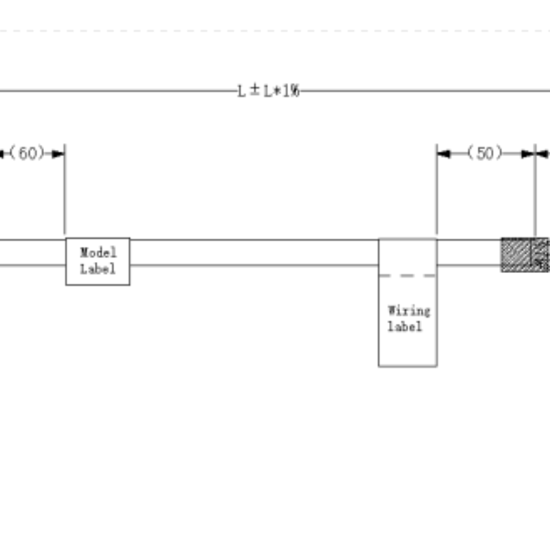 华睿科技 配套SS5000传感器IO电源线黑色15M CABIO-M12A12F-DCXX-15D 货期2周高清大图
