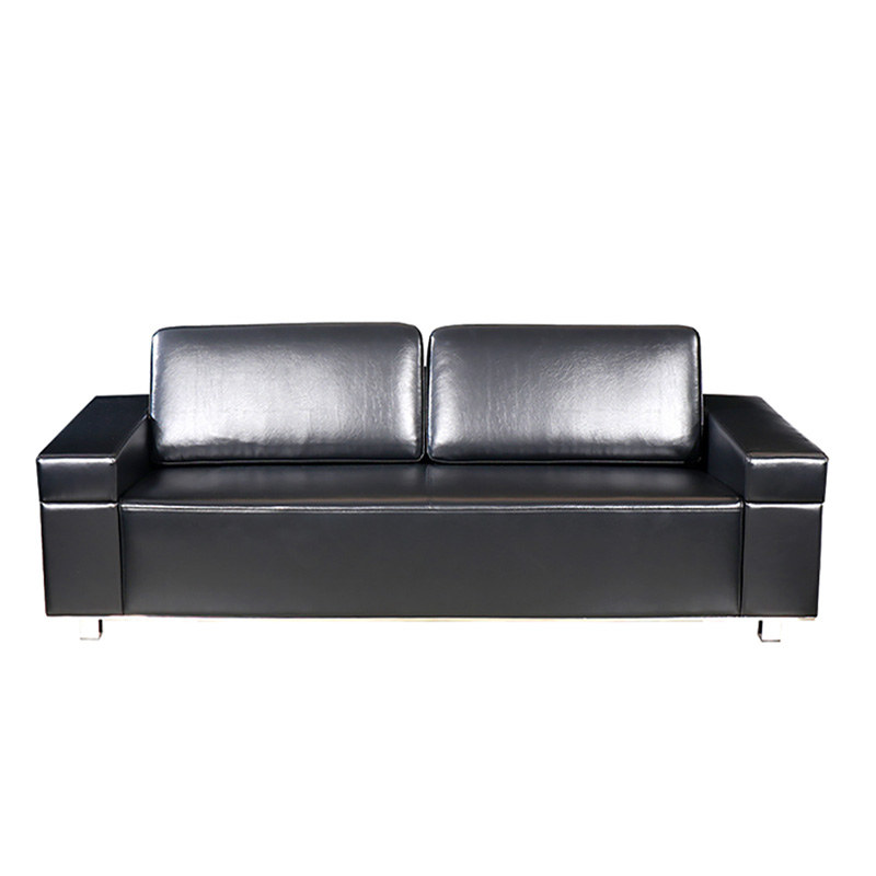 匡大 酒店沙发办公沙发 皮艺沙发 办公室接待沙发 牛皮 三人位 KDT296高清大图