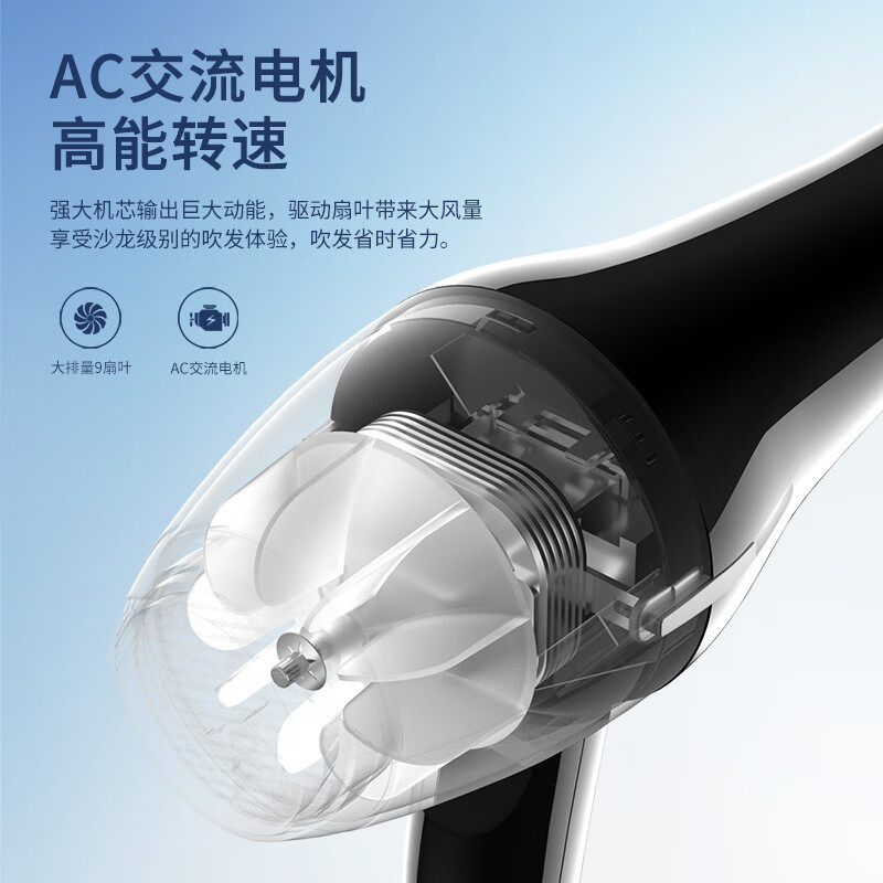康夫电吹风KF8886随机颜色高清大图