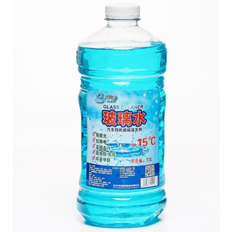 鲁运 -15摄氏度汽车玻璃水 四季通用车用汽车玻璃清洁剂汽车雨刮水玻璃水一箱12瓶 一箱起订 双瓶价格