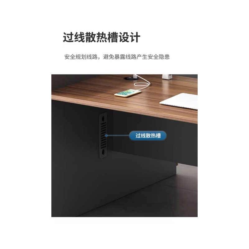 铭思达屏风工位并排两人张高清大图