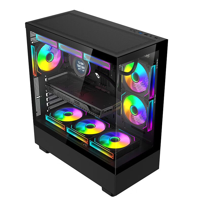 i9 14900KF/RTX5070 12G独显32G高频内存DIY电脑主机台式电脑组装兼容机电竞游戏 直播 设计办公视屏编辑高配主机5070主机高清大图