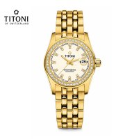 TITONI梅花宇宙系列女士机械表729G-DB-541