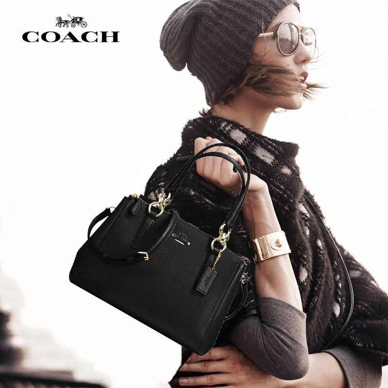 [直营]蔻驰(COACH) 小号杀手包Christie 双拉链手提斜跨包 Coach 女包