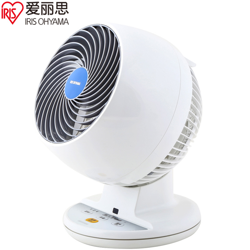 爱丽思(IRIS)空气循环扇 低分贝塑料电风扇节能电扇子风扇健康扇智能空调伴侣冬夏可用循环扇 白色