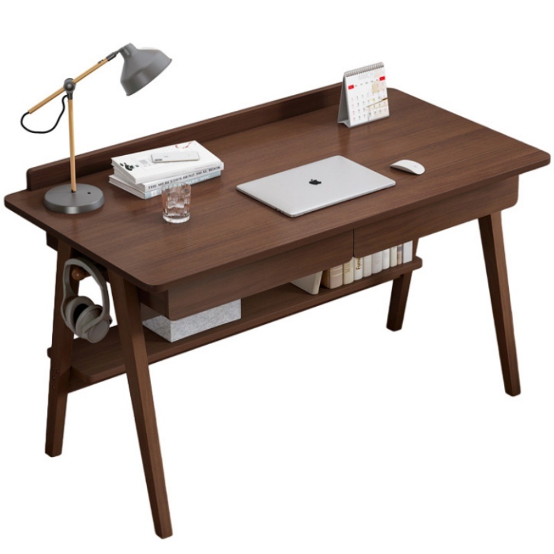 攸形木质书桌100*55*82cm张高清大图
