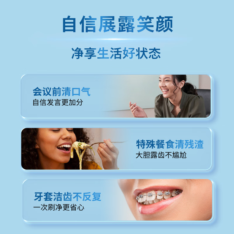 飞利浦(Philips) 电动牙刷 31000次/分钟强劲震频升级马达 3种高效清洁模式 HX2408/01高清大图