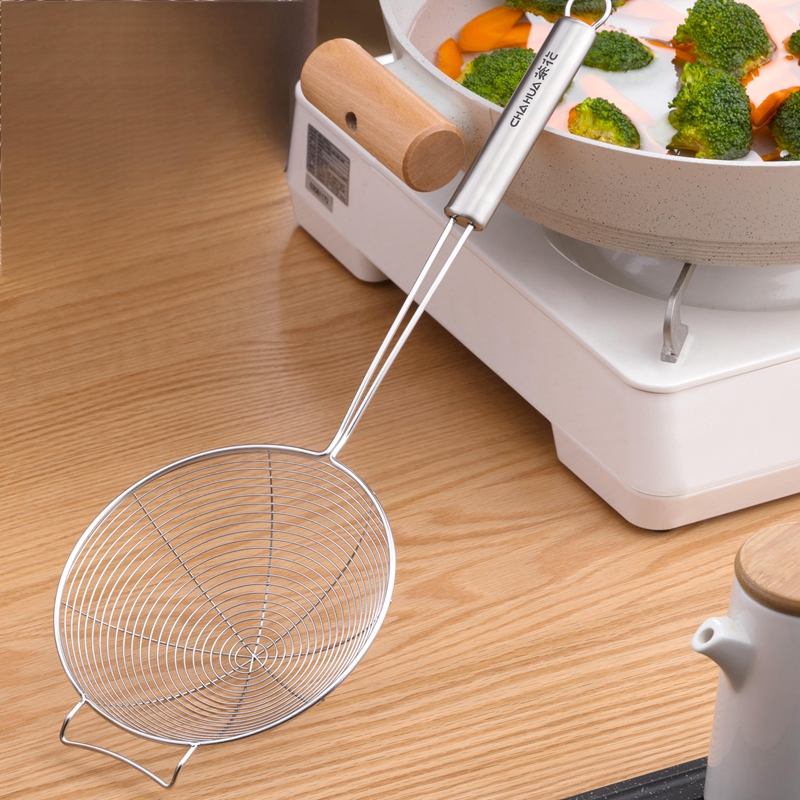 茶花甄享304不锈钢带钩线漏16 40.6*15.5cm/个高清大图