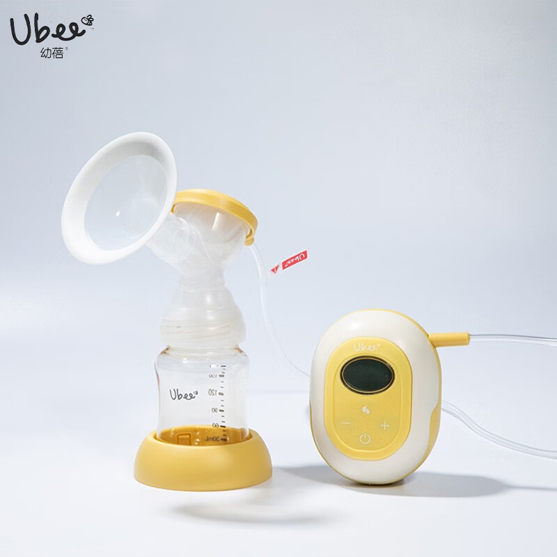 Ubee幼蓓智能变频电动吸奶器 单边电动吸乳器 低分贝无痛按摩挤奶器 防逆流便携可充电 乐友 X91YR000AD