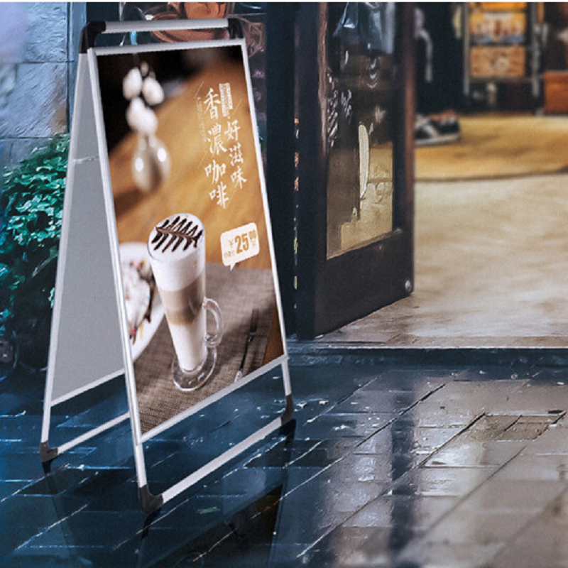 TOTU 海报架夹kt板展架支架展示牌立式落地式展板 单面60*80支架 (不含板)