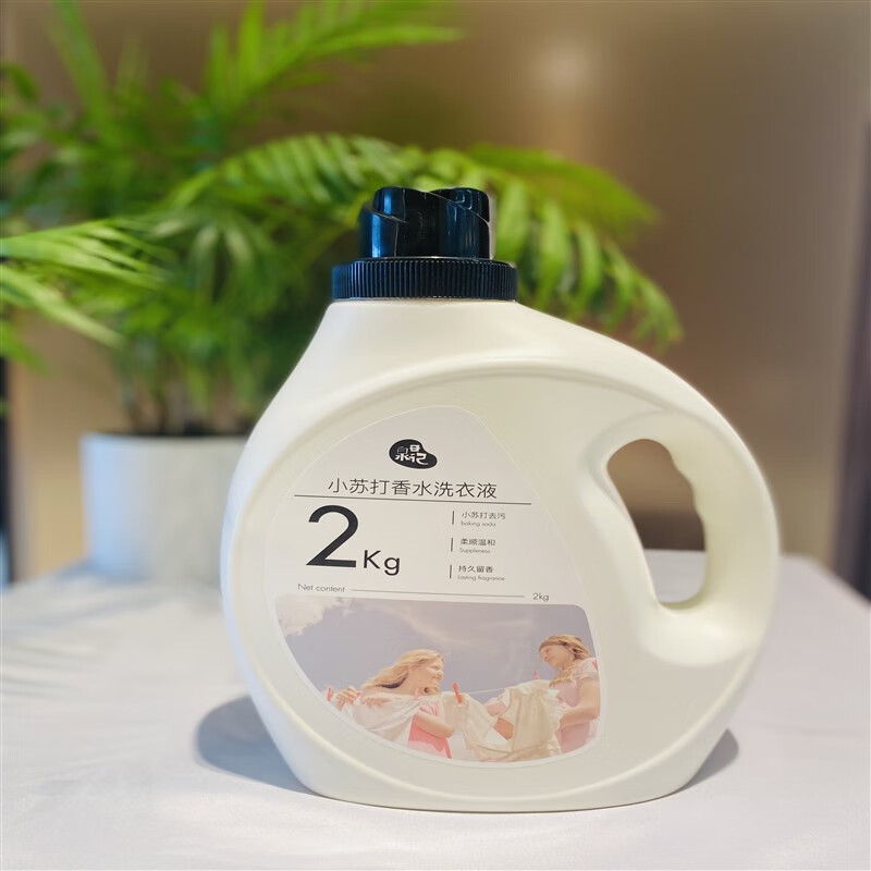 泉日记 小苏打香氛洗衣液香味持久4斤留香除菌高效清洁手洗机洗儿童适用高清大图